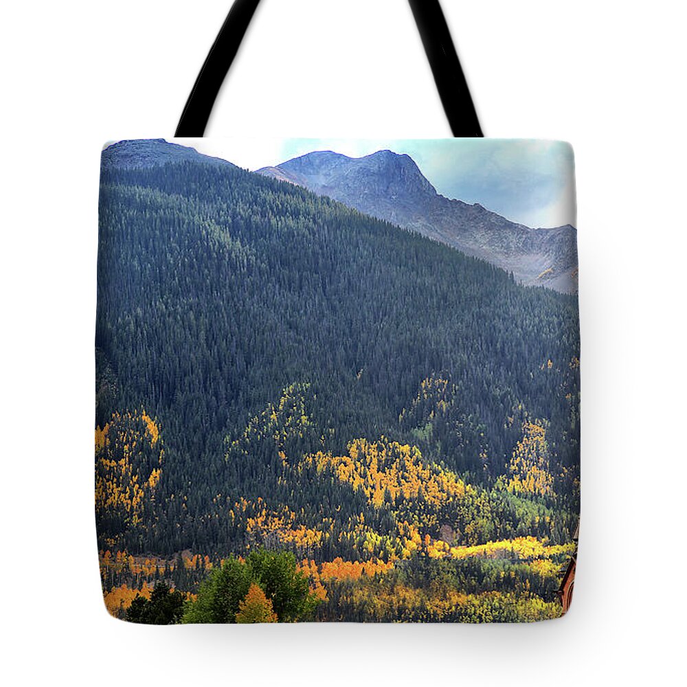  Tote Bag featuring the photograph St Patrick's Catholic Church Silverton, Colorado by William Rainey