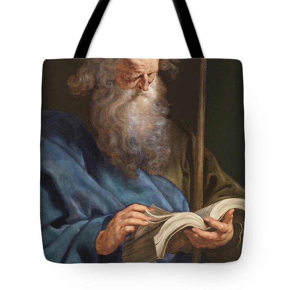 St. Thomas Tote Bag featuring the painting St. Thomas - CZTHO by Peter Paul Rubens