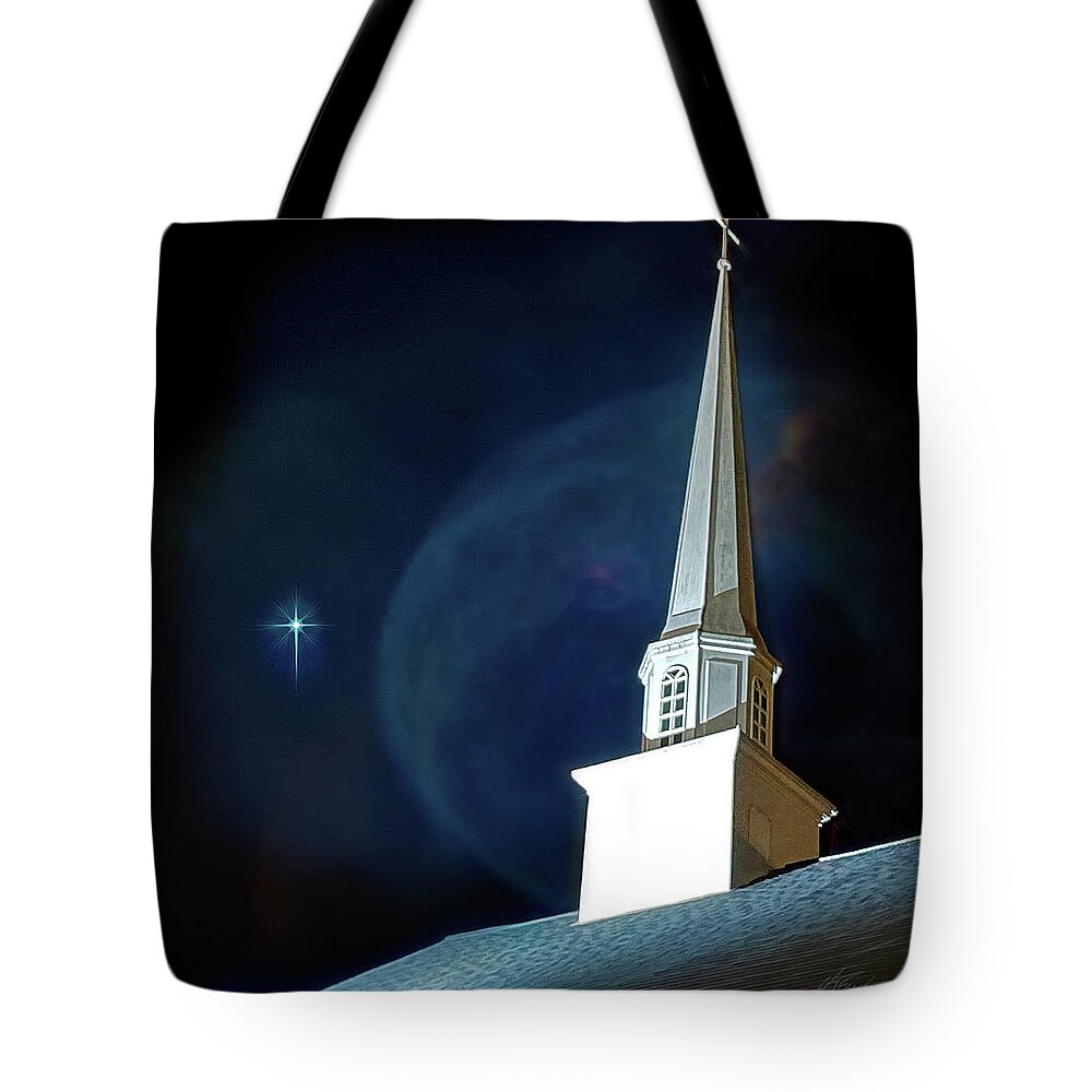 Bethlehem Tote Bag featuring the photograph Star of Bethlehem by Michael Frank