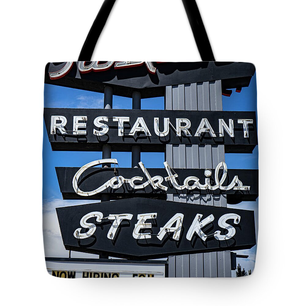Colorado Tote Bag featuring the photograph Steak House by Matthew Bamberg