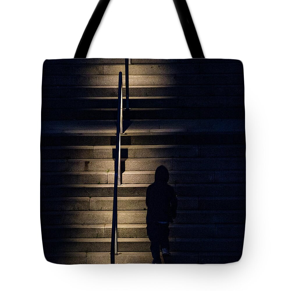 Action Tote Bag featuring the photograph Steps by Alexander Farnsworth