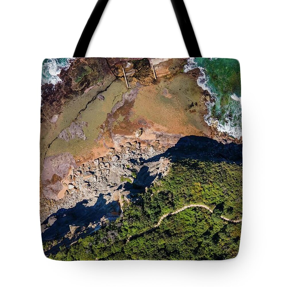 Beach Tote Bag featuring the photograph Sth Bilgola Headland No 1 by Andre Petrov