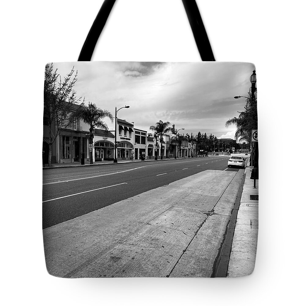 Pasadena Tote Bag featuring the photograph Stilled by Covid-19 by Calvin Boyer