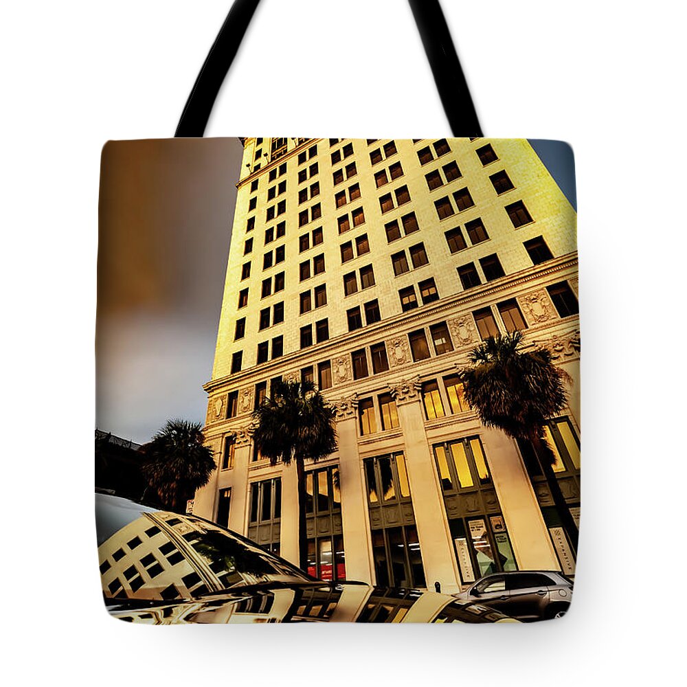 Savannah Tote Bag featuring the photograph Storm at Sunset by Kenny Thomas