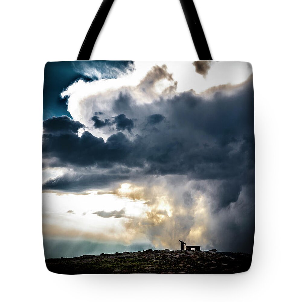 Colorado Tote Bag featuring the photograph Storm Break by Mark Gomez