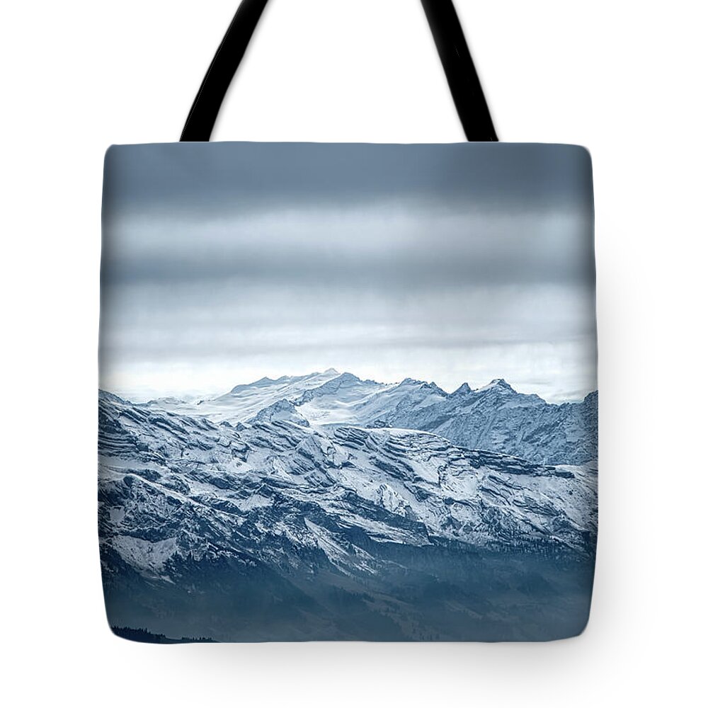 Mountains Tote Bag featuring the photograph Storm Over the Mountains by Rick Deacon