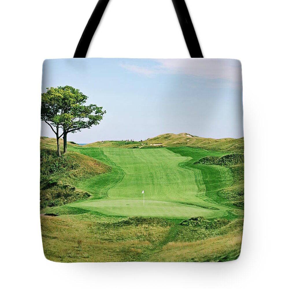 Whistling Straits Tote Bag featuring the photograph Straits No. 9 by Scott Pellegrin