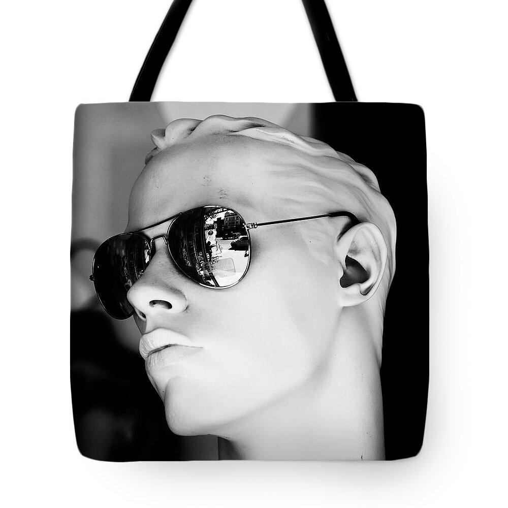 Street Photography Tote Bag featuring the photograph Street Eyes by J C