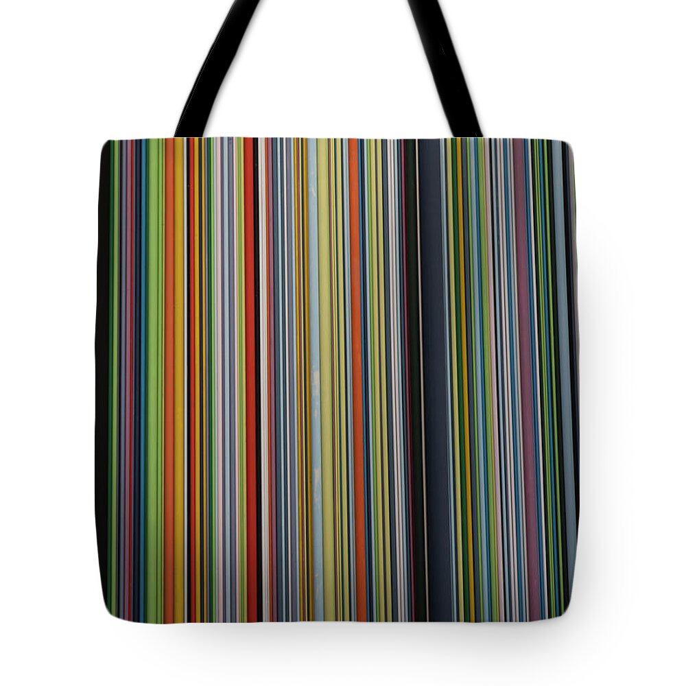 Stripes Tote Bag featuring the photograph Stripes by Elaine Teague