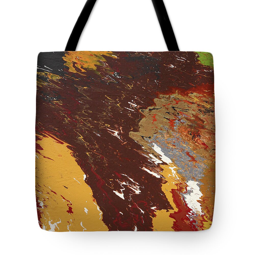 Fusionart Tote Bag featuring the painting Strive by Ralph White