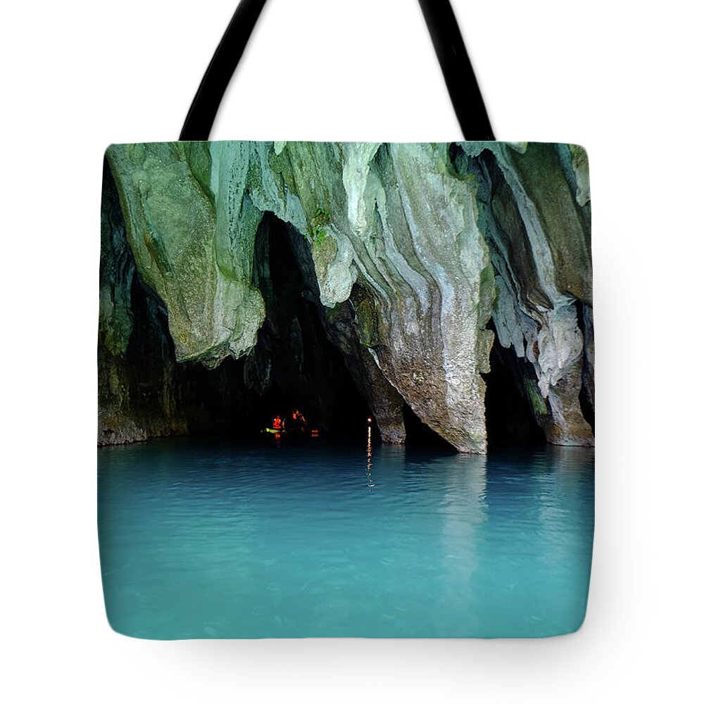 Philippines Tote Bag featuring the photograph Subterranean River National Park by Arj Munoz
