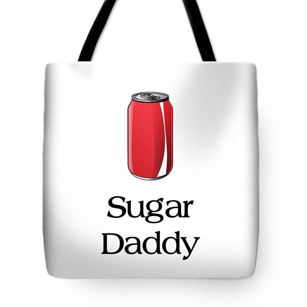 Sugar Daddy Tote Bag featuring the digital art Sugar Daddy by Az Jackson