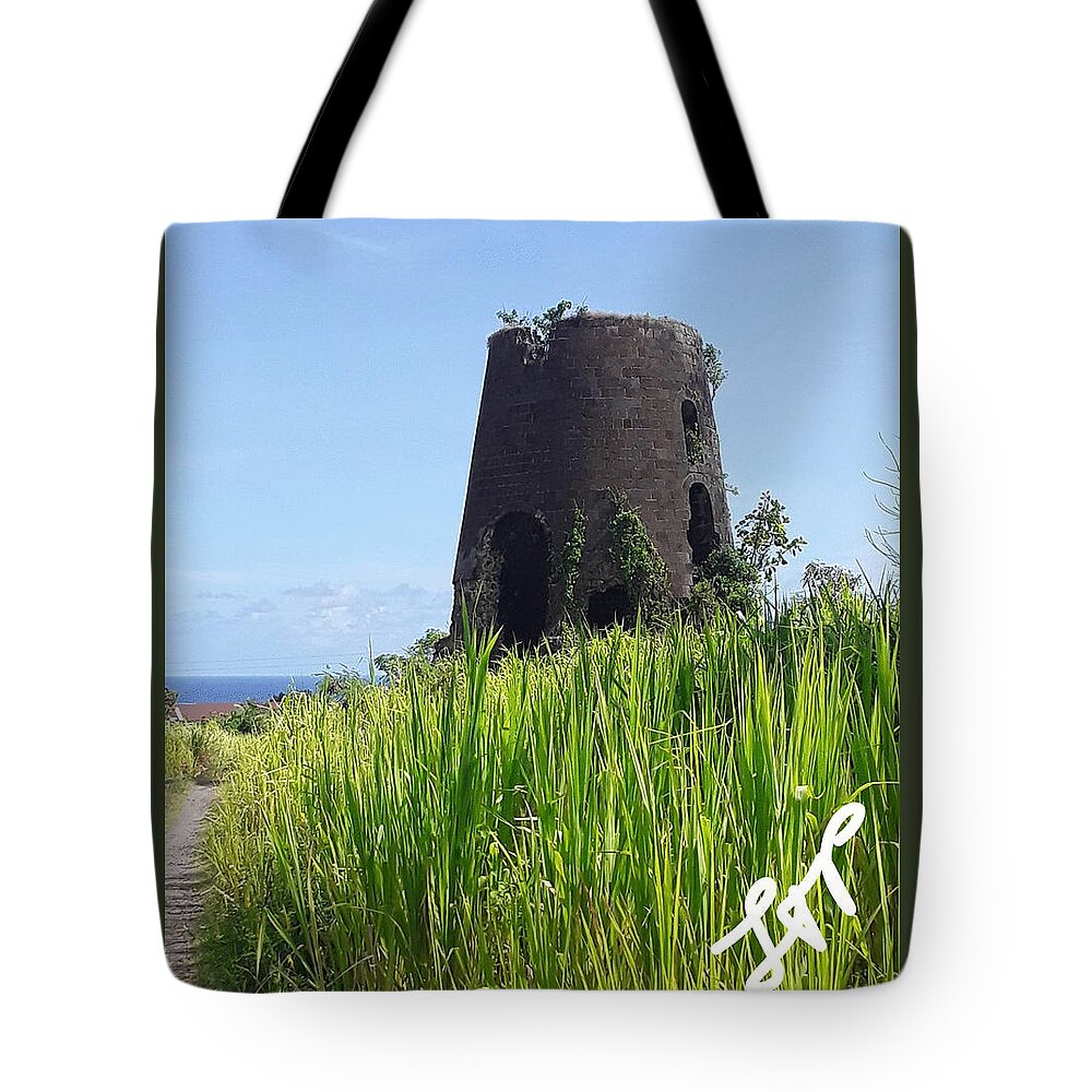 Sugar Mill Tote Bag featuring the photograph Sugar Mill of the Gods by Esoteric Gardens KN