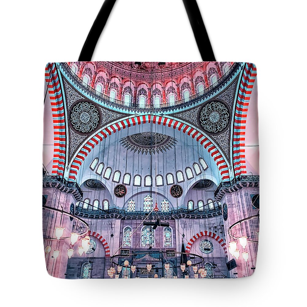 Suleymaniye Mosque Tote Bags