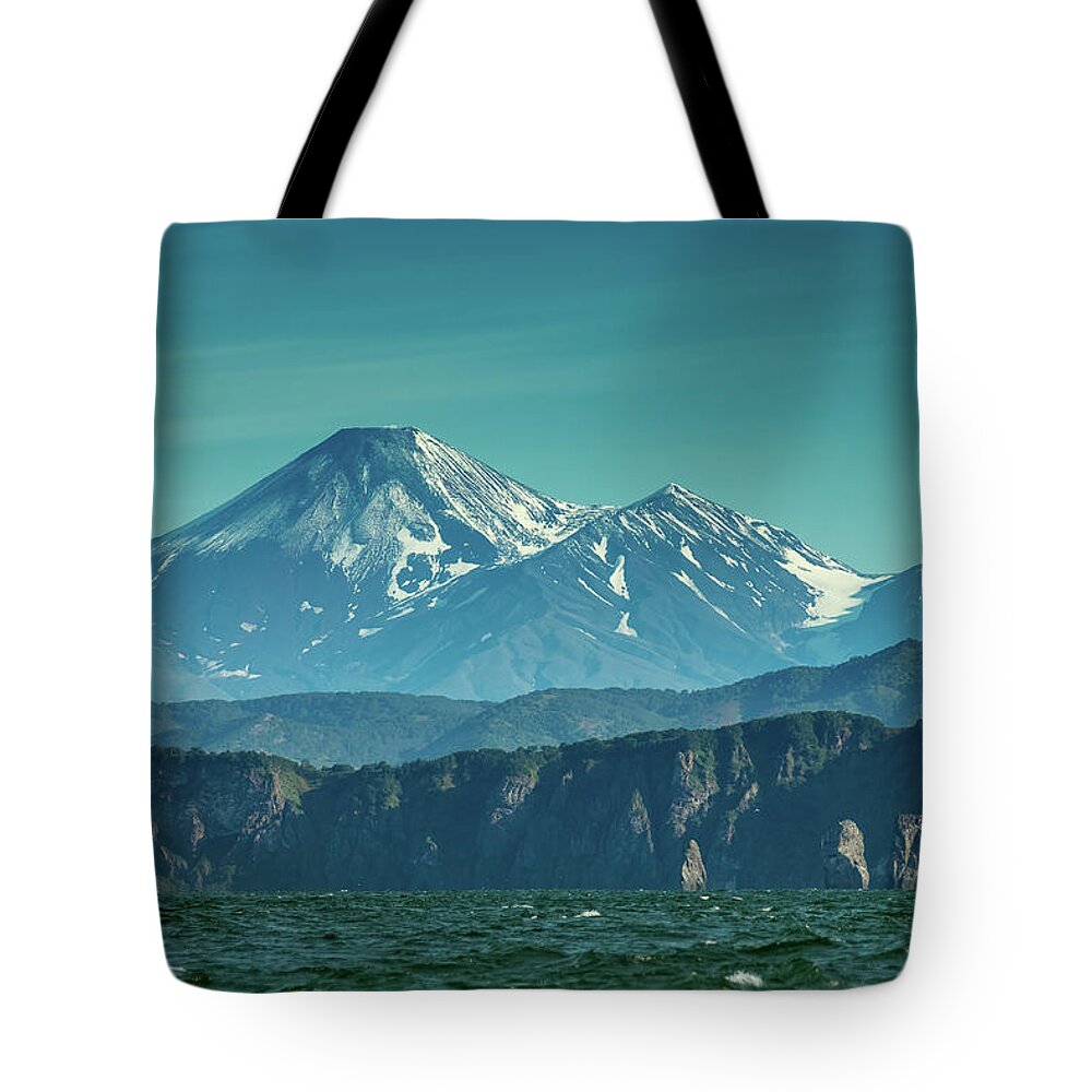 Kamchatka Tote Bag featuring the photograph Summer landscape of Kamchatka by Mikhail Kokhanchikov