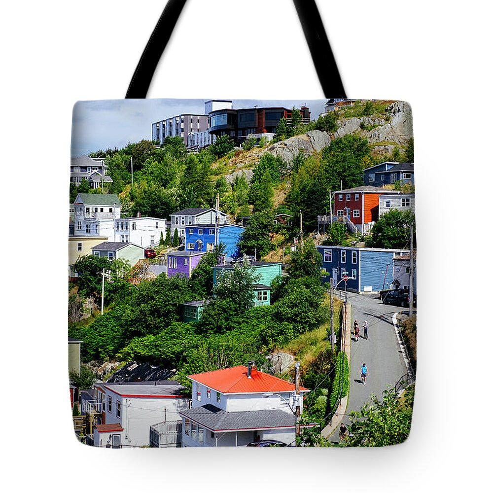 Newfoundland Tote Bag featuring the photograph Summer Sunday in The Battery by Laura Tucker