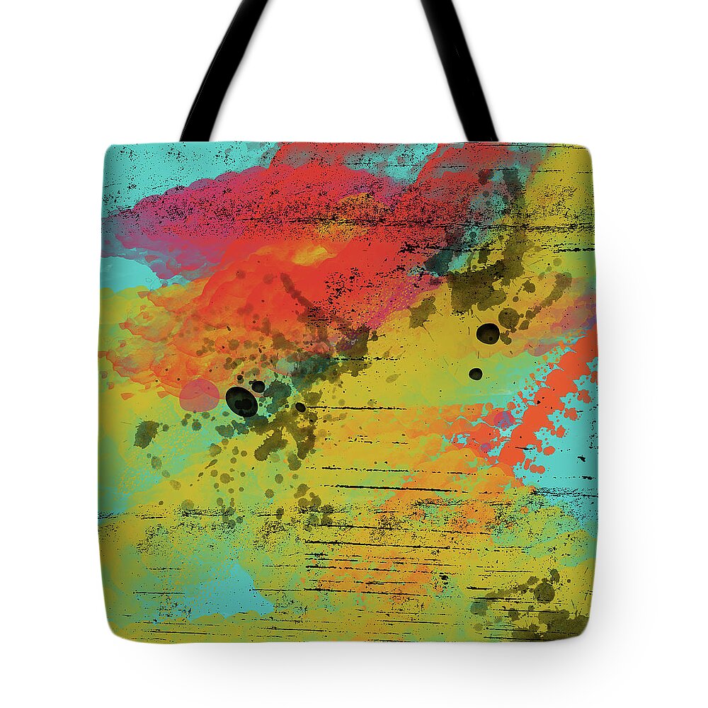 Summer Vibe Tote Bag featuring the painting Summer Vibe by Kandy Hurley