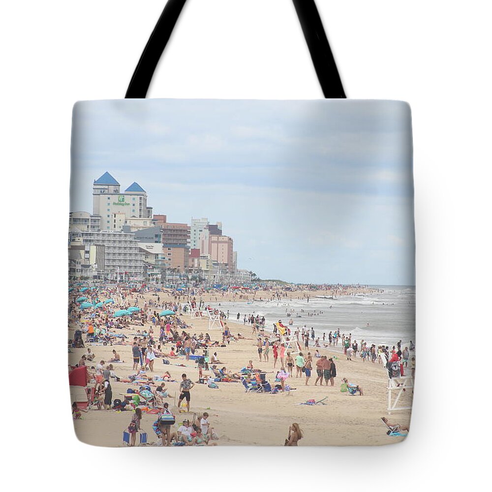 Beach Tote Bag featuring the photograph Summertime On The Beach by Robert Banach
