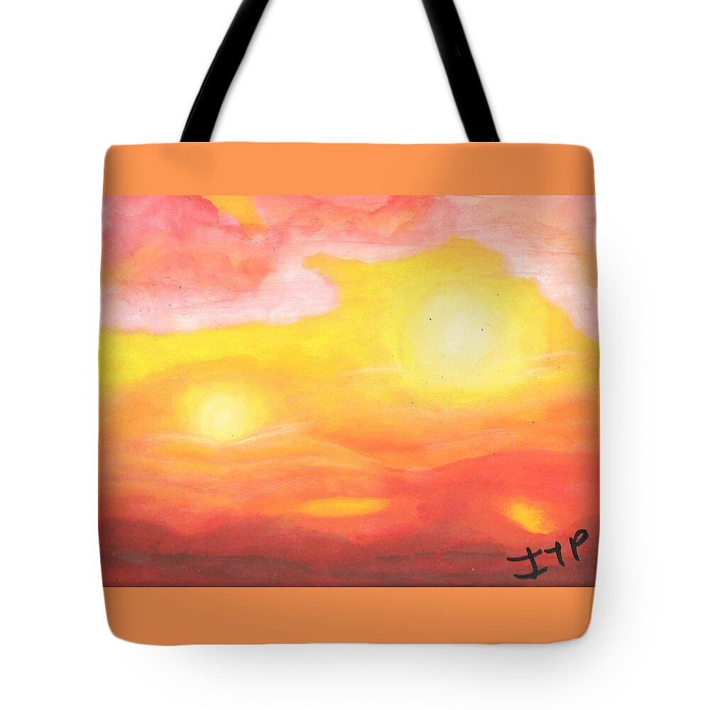 Sun Tote Bag featuring the painting Sun Like Me by Esoteric Gardens KN