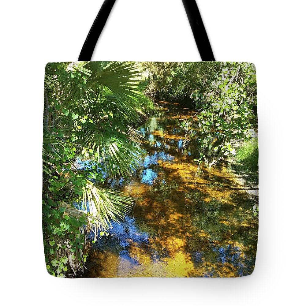 Landscape Tote Bag featuring the photograph Sun Patterns by Sharon Williams Eng