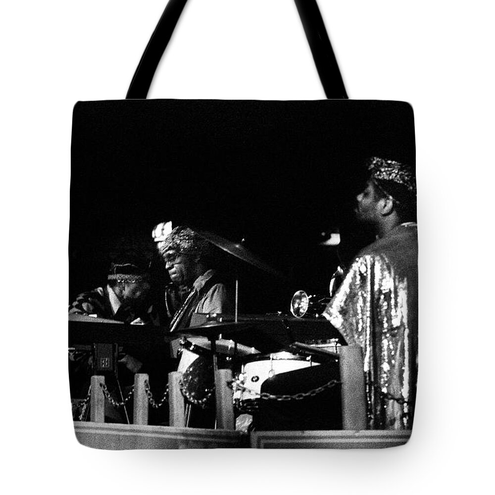 Jazz Tote Bag featuring the photograph Sun Ra at the Red Garter 6 by Lee Santa