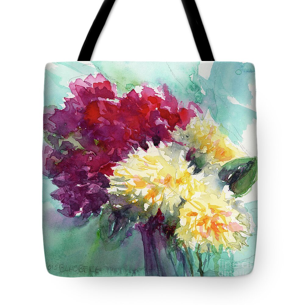 Face Mask Tote Bag featuring the painting Sunday Afternoon by Lois Blasberg