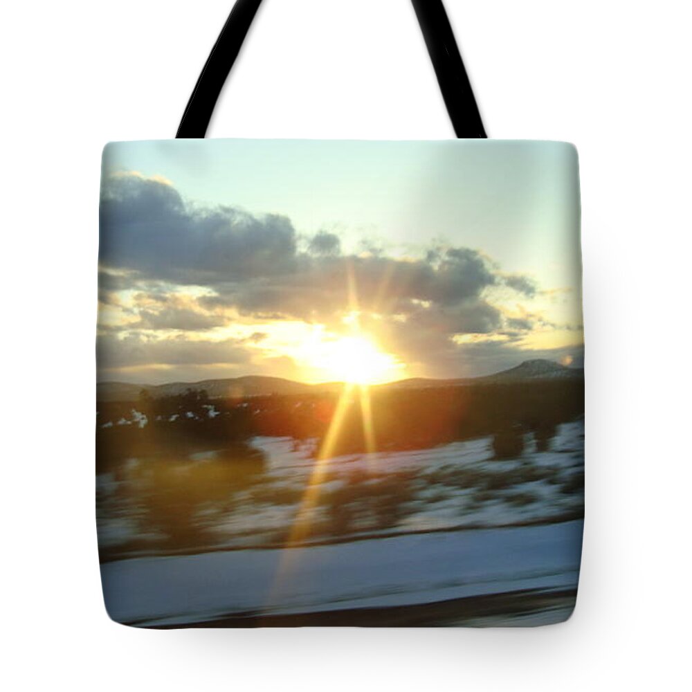  Tote Bag featuring the photograph Sunfall 1 by Trevor A Smith