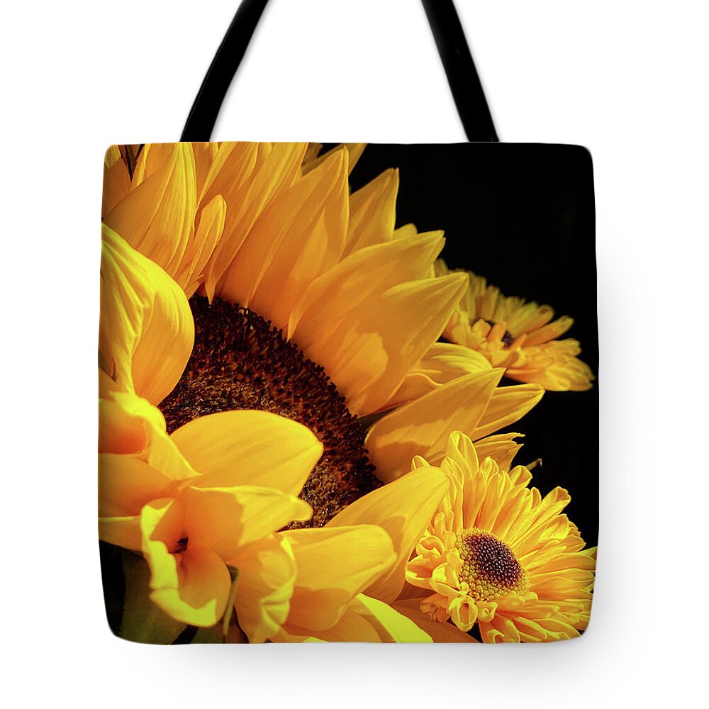 Sunflower Tote Bag featuring the photograph Sunflower Bouquet by Steph Gabler