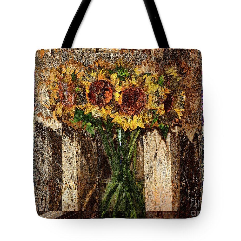 Flower Tote Bag featuring the photograph Sunflowers by Katherine Erickson