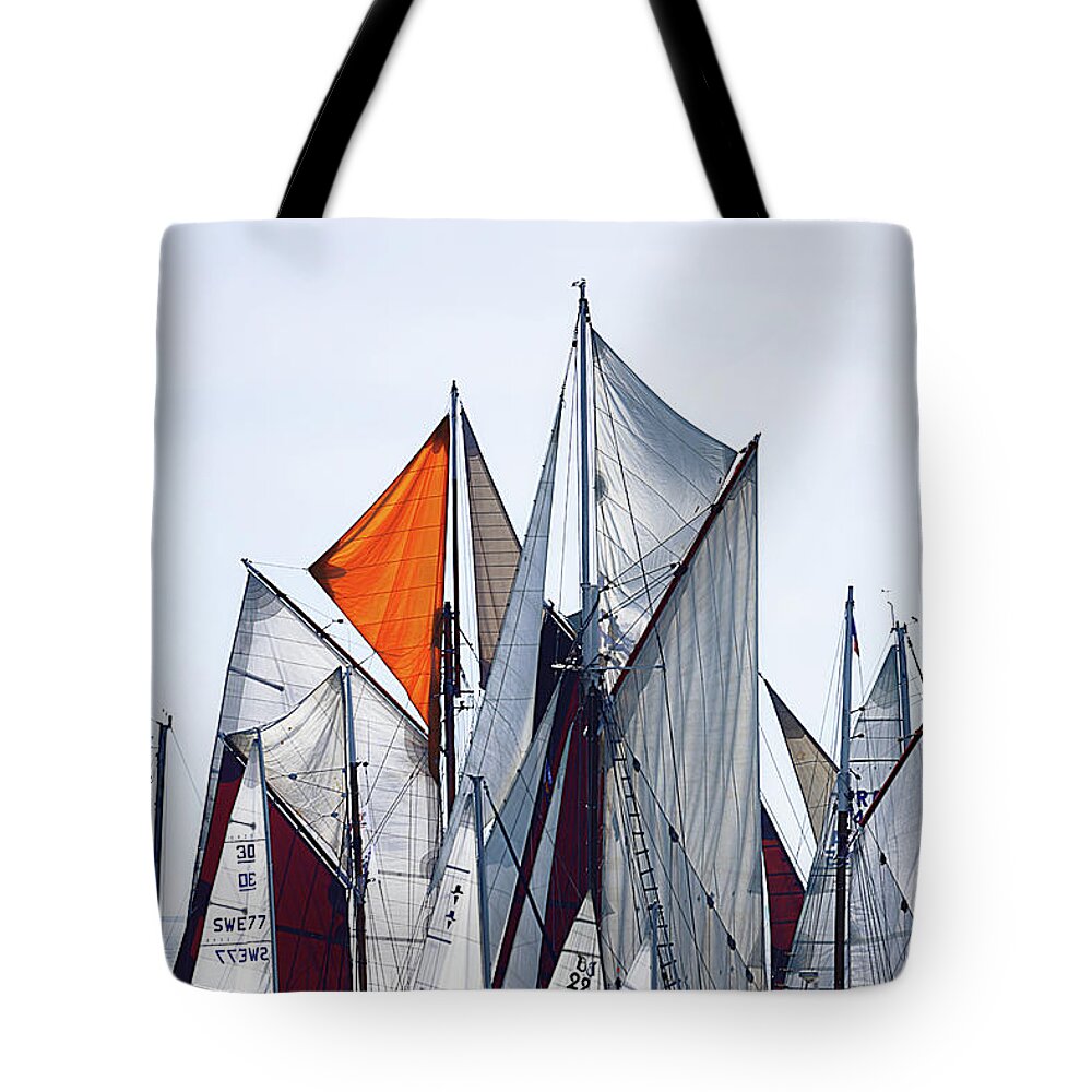 Class Tote Bag featuring the photograph Sunny weekend in Morbihan Gulf by Frederic Bourrigaud