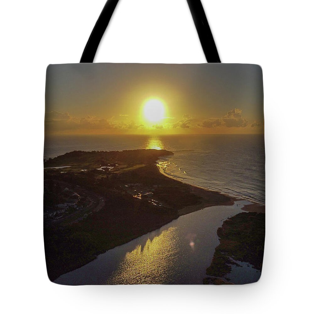 Road Tote Bag featuring the photograph Sunrise at Long Reef by Andre Petrov