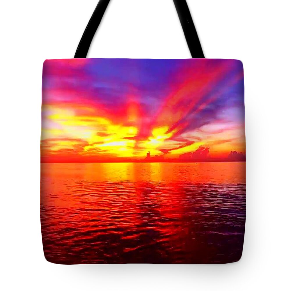 Sunrise Tote Bag featuring the photograph Sunrise Beach 28 by Rip Read