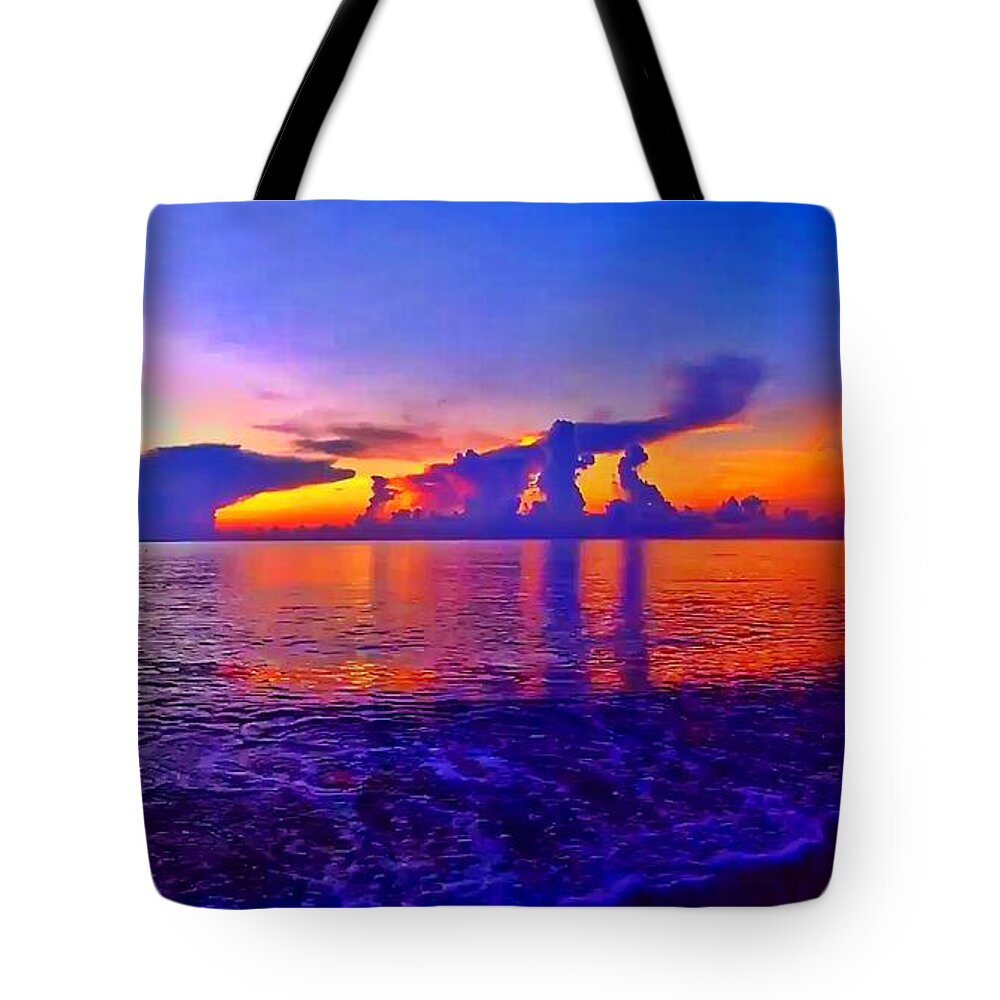 Sunrise Tote Bag featuring the photograph Sunrise Beach 42 by Rip Read