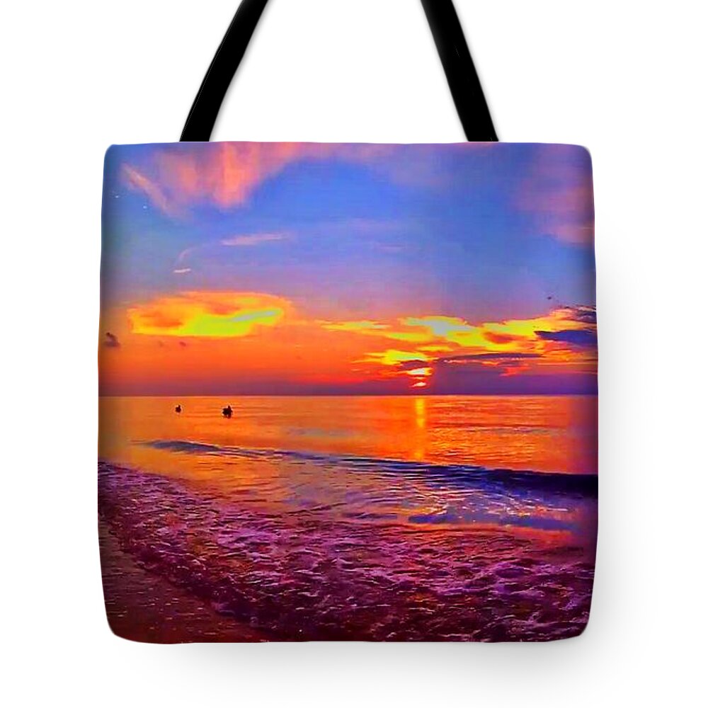 Nature Photography Tote Bag featuring the photograph Sunrise Beach 95 by Rip Read