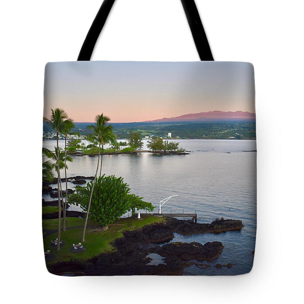 Garyfrichards Tote Bag featuring the photograph Sunrise On Hawaii Big Island by Gary F Richards