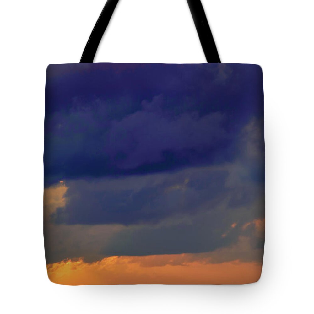 Clouds Tote Bag featuring the photograph Sunset 3 by AE Jones