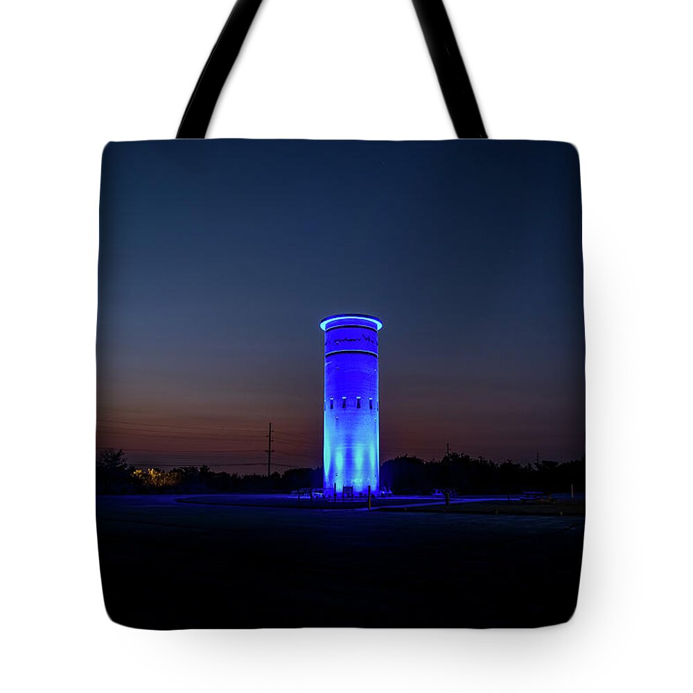 Tower Tote Bag featuring the photograph Sunset Around the WWII Tower by Rose Guinther