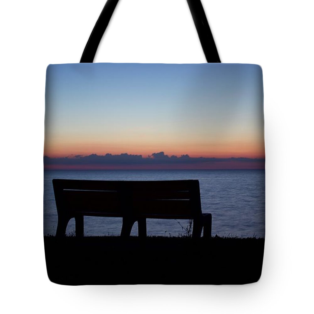 Sunset Tote Bag featuring the photograph Sunset at the Park by Yvonne M Smith