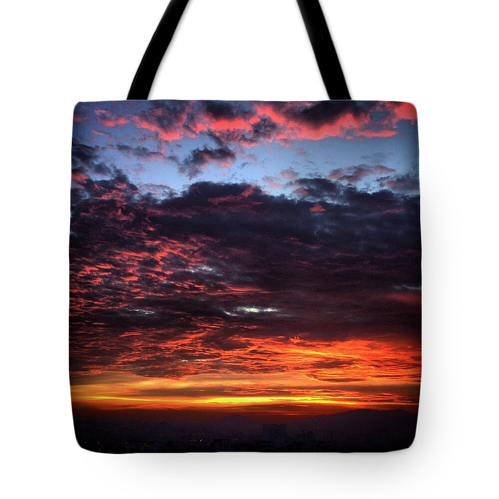 Sunset Tote Bag featuring the photograph Sunset by Faa shie