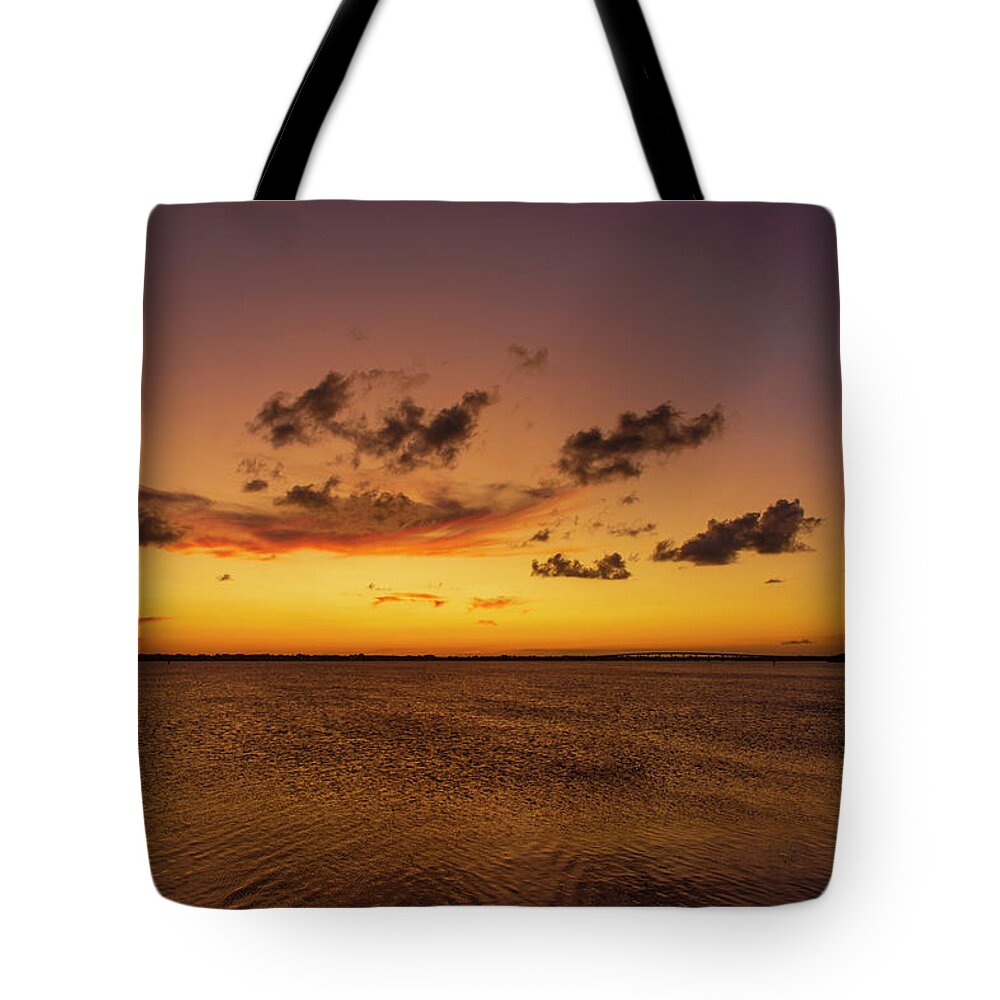 Sunset Tote Bag featuring the photograph Sunset Finale by Blair Damson