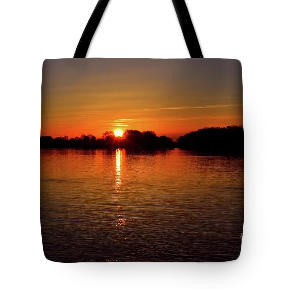 Harmony Tote Bag featuring the photograph Sunset Love by Leonida Arte