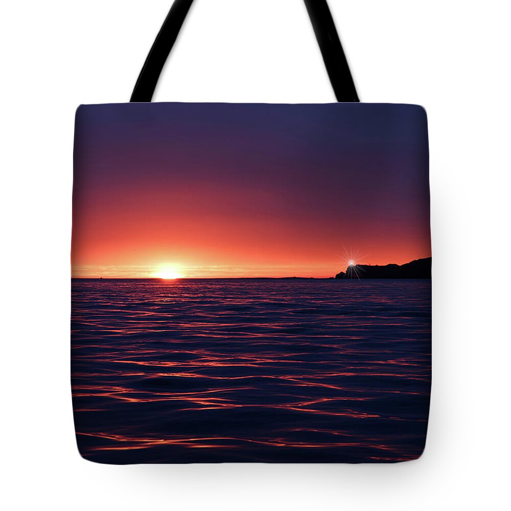 Sunset Tote Bag featuring the photograph Sunset on the Bay by Ant Pruitt