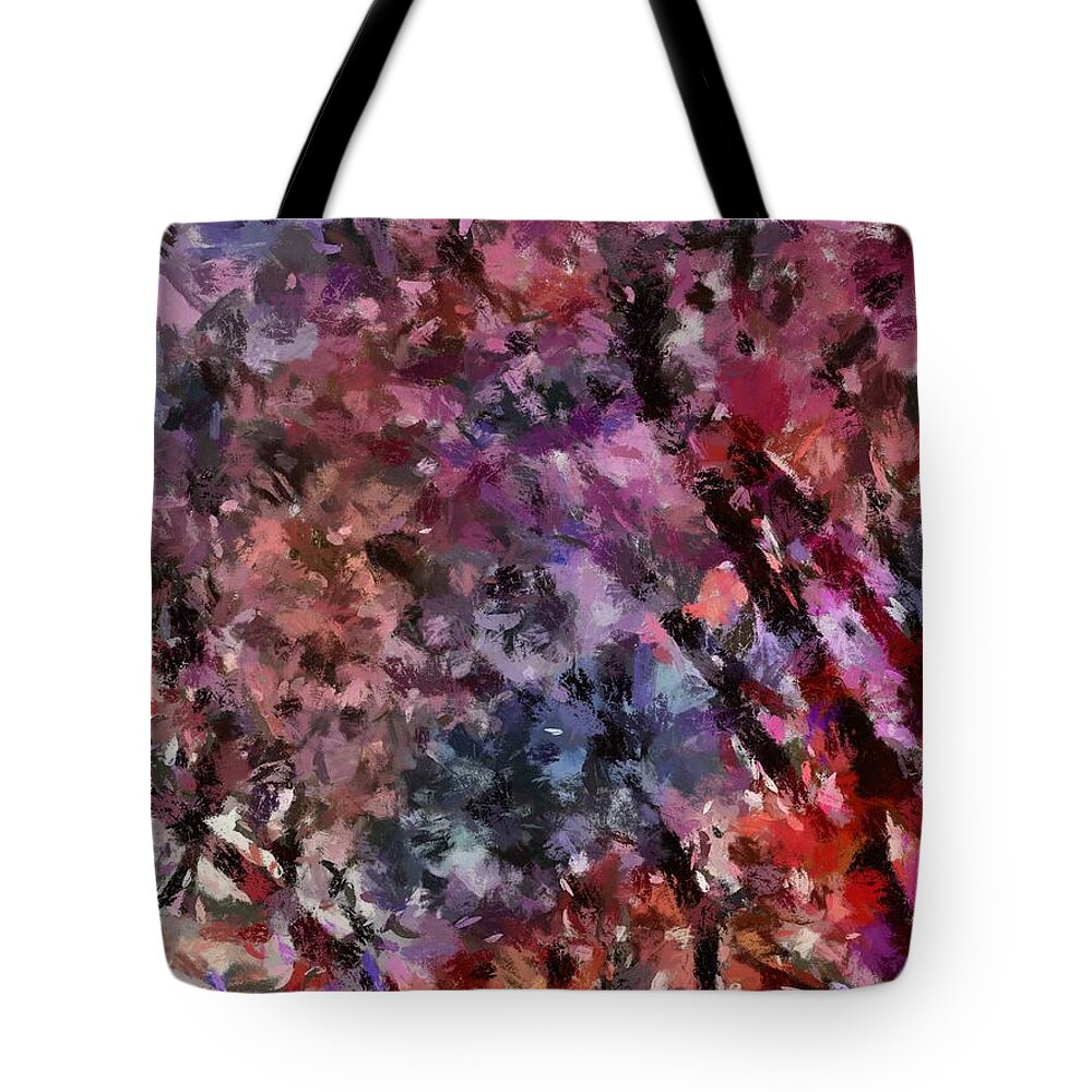 Sunset Tote Bag featuring the mixed media Sunset on the Shortest Day by Christopher Reed
