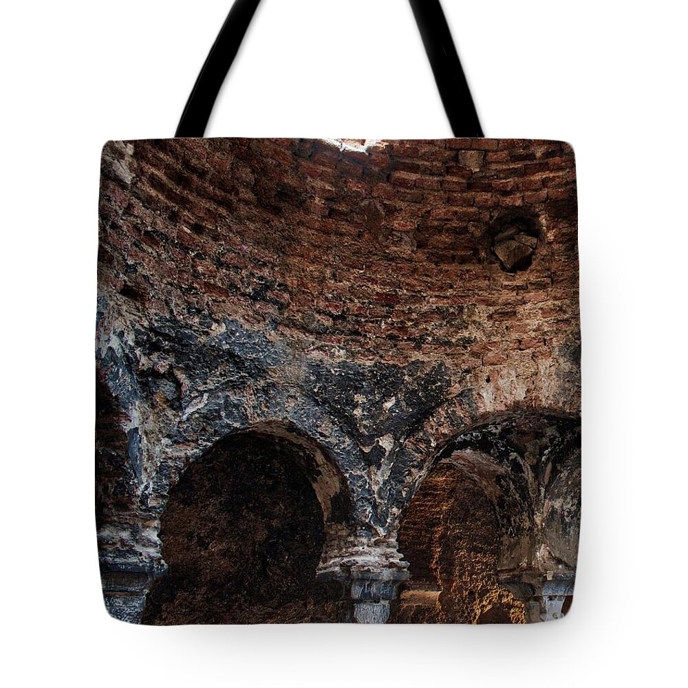 Building Tote Bag featuring the photograph Sunshine In by Portia Olaughlin
