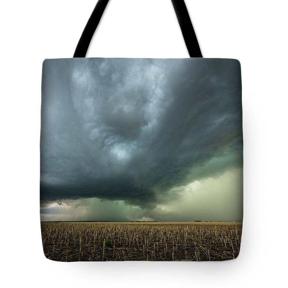 Mesocyclone Tote Bag featuring the photograph Supercell Storm by Wesley Aston