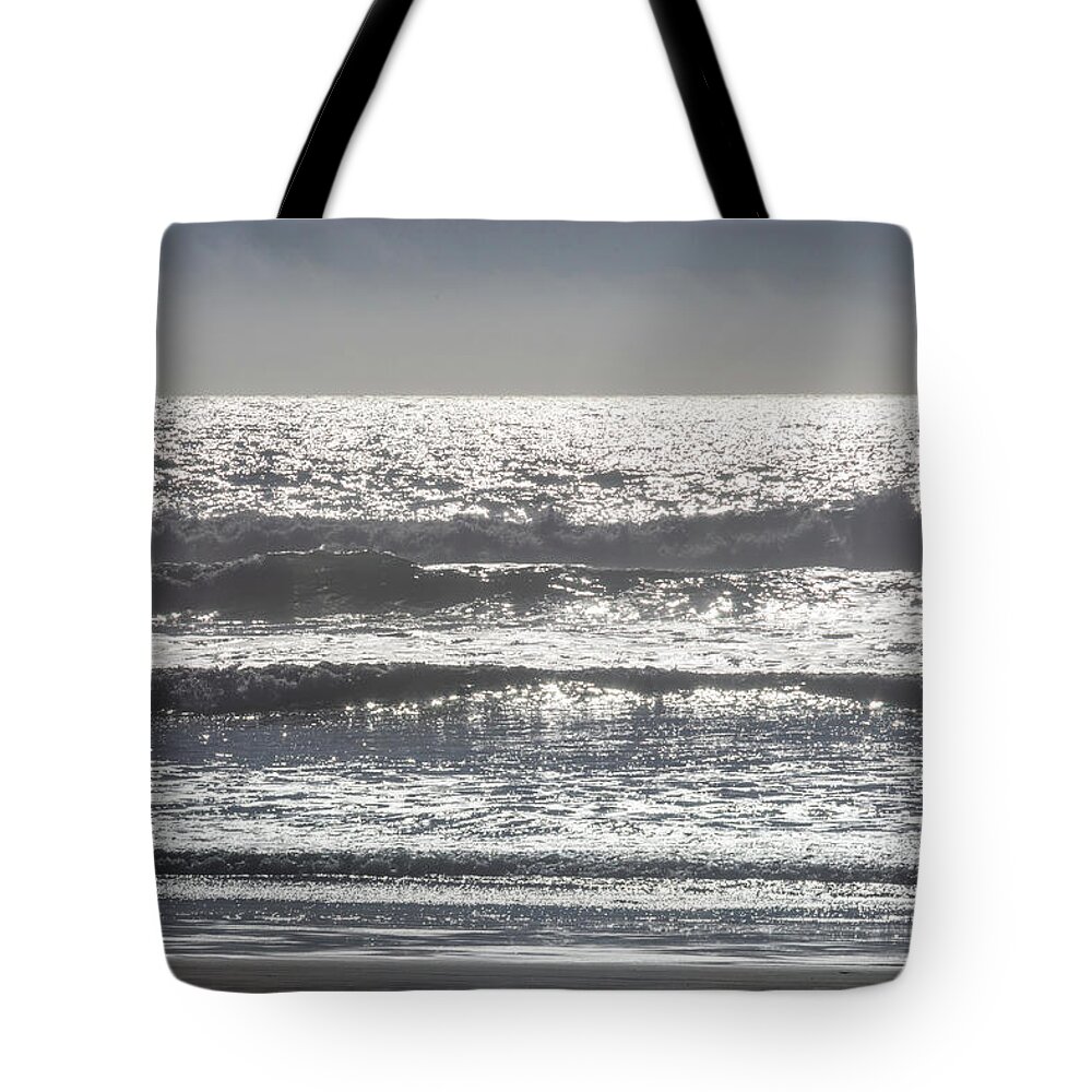 Ocean Waves Tote Bag featuring the photograph Surface by Gina Cinardo