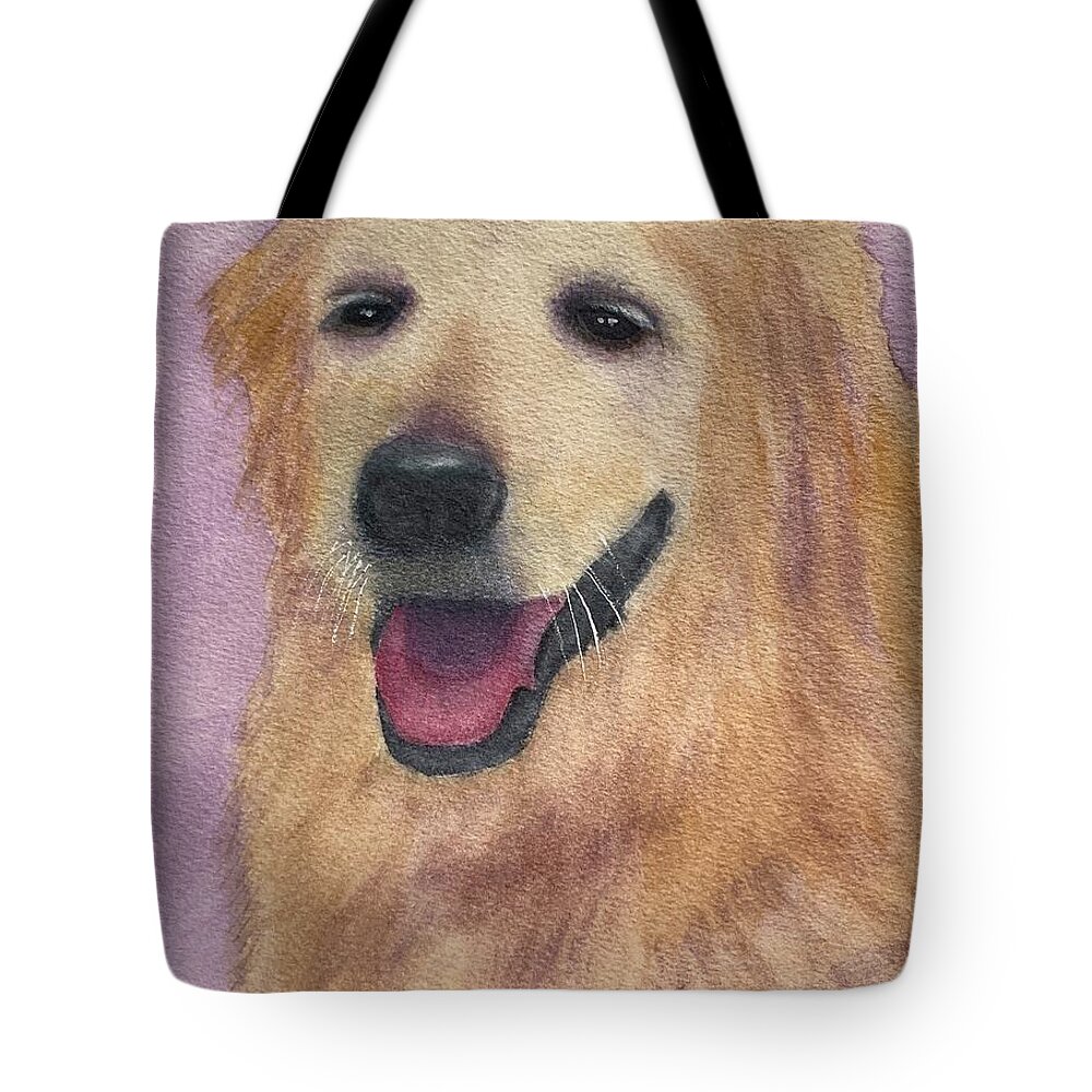 Dog Tote Bag featuring the painting Sweet Clover by Sue Carmony