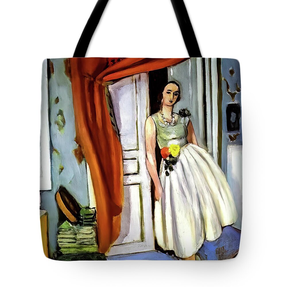 Sylphide Tote Bag featuring the painting Sylphide by Henri Matisse 1926 by Henri Matisse