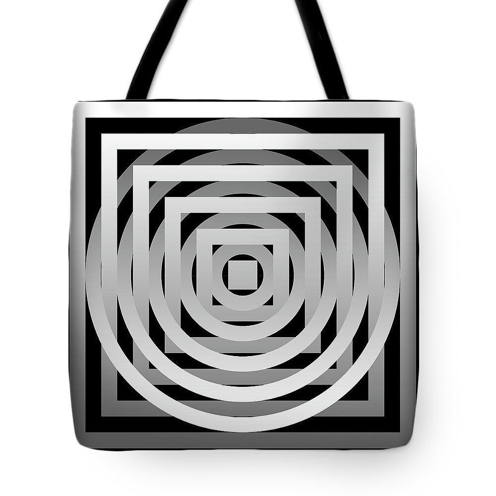 Synchronicity (2005) Tote Bag featuring the mixed media Synchronicity by Gianni Sarcone