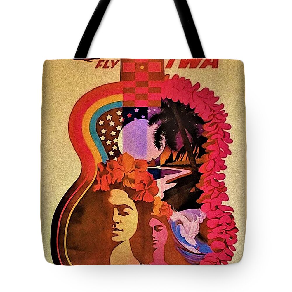 Hawaii Tote Bag featuring the photograph T W A Hawaii by Rob Hans